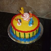 Sesame Street sesame street cake for boys 2nd birthday