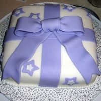 Wilton Iii Fondant Cake This is the cake I made for the fondant part of course 3.