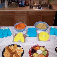 Mason My nephew's baby shower cake