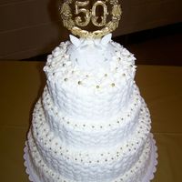 50Th This was my first stacked cake