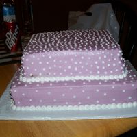 Wedding Shower Cake This cake was matched to a customers napkin color