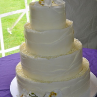 Jillian Wedding Cake ended up loving this cake. whole thing is wrapped in layers of white chocolate. Never did it before and was a complete experiment but in...