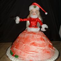 Barbie Takes The Cake. Barbie takes the cake well she is the cake ok a sour cream pound cake to be exact.