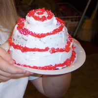3 Tiered Chocolate Cake My 5 yr.old granddaughter and I made this cake and I let her decorate it herself. I just filled the icing bags and turned her loose. She...