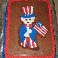 Uncle Sam I borrowed this idea from Meagan on CC (Thanks). This is my first FBCT (notice the missing foot) Made for a neighboorhood BBQ.