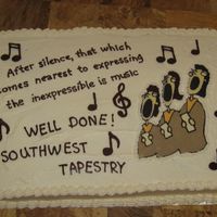 Singing Group I did this cake for a client who's in a singing group. I borrowed ideas off CC. Thanks everyone!