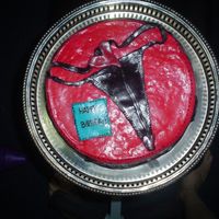 G-String For My Dh Birthday ! It was a vanilla cake with cajeta, with fondant... g-string also made of fonant