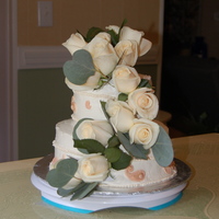 First Wedding Cake What I affectionately call my "melting cake".