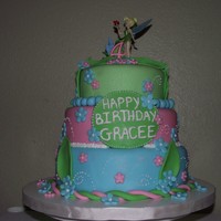 Tinkerbell Birthday Cake 
