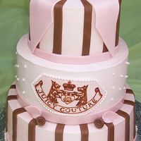 Juicy Cake Three tiered, red velvet cake with cream cheese filling. The picture was given to me to copy, so thanks to the original cake decorator,...