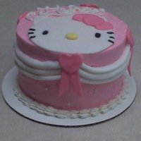 Hello Kitty Little 6" Hello Kitty cake for a girly girl.