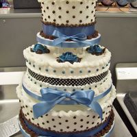 Periwinkle And Brown 