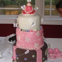 Picture_169.jpg my bff baby shower cake. since it was "free" i decided to experiment with it. used strawberry and chocolate marshmallows to make...