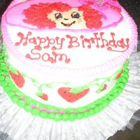 Strawberry Short Cake FBCT I filled the name in after the pic. I had to wait for my SIL to let me know if it was to say Sammie or Sammantha, that's why the...