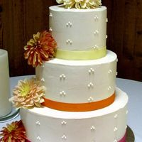 My First Wedding Cake This "just a simple wedding cake" took everything I've got! 12"/9"/6" 5" tall tiers, WBH white butter...
