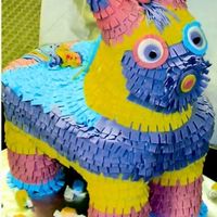 Pinata Cake Midnight chocolate cake with caramel mousse filling, covered in fondant. RKT for the head and legs. Deep thanks to twinsline7 and dbax for...