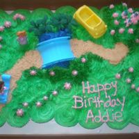 Dora Cupcake Cake This was my first cupcake cake.....