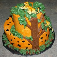 Cheetah Cake - Back Of Cake Back of cheetah cake previously uploaded