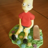 Bart Simpson Bart Simpson- cake topper