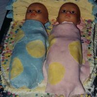 Twins Shower Cake 