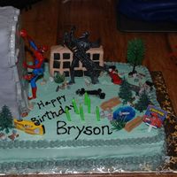 Spiderman Saves The Day From Venom! It's a busy day in Gotham, after 'Venom attempts to destroy the city - overturning cars and chasing the people away, Spidey...