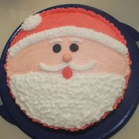 Santa! Thank you pinkbunny for this idea! This was an easy and fun cake to make!