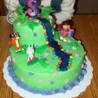 Dora Birthday Cake 