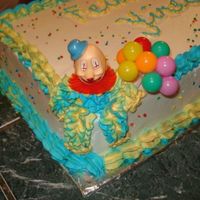 Clown Just tought i Share a little clown I made on a kids b-day cake.