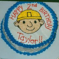 Bob The Builder This cake was made for my son's 2nd birthday
