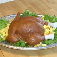 Roasted Turkey Thanks to Mrs. Missey for her detailed instructions to make this cake. It's lemon cake with buttercream frosting. Ice cream cones were...