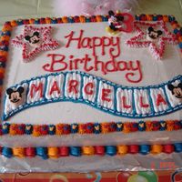 Mickey 3Rd Birthday Cake - Another View Here is another view of the Mickey Mouse cake. The lighting is a little better.