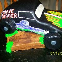 Grave Digger Monster Truck So my son's had been telling me since his last birthday that his 6th Birthday he wanted a Monster Truck..and Grave Digger at that! So...