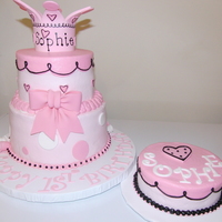 Princess Birthday My best attempt at replicating a cake posted by SueB. Thanks for the advise!