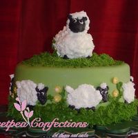 Happy Anniversary To Ewe! i saw something similar to this at the midatlantic cakeshow and fell in love with it. And as I have friends whose annversary is today (st....