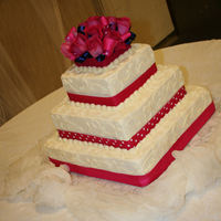 Vanessa And Chad Wedding As usual, I had a hard time getting my frosting smooth, but overall not too bad. My favorite part was making the topper. Colors were hot...