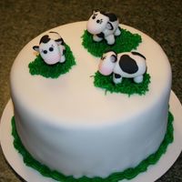 Cute Cows This was made exactly as ordered for my cousin's father-in-law, who is a dairyman. I ended up writing on it, but ran out of time for...