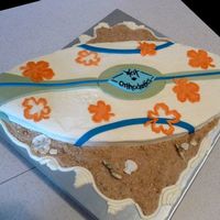 Surfboard Made for and Orthodontics office open house. Iced in BC with MMF Decorations. Not my favorite, but I think it still turned out okay.