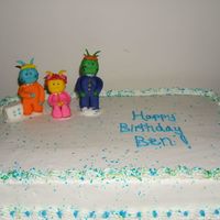 My Bed Bugs Birthday My coworkers 4yr old asked for a "My Bed Bugs" birthday cake. I guess they have a show on PBS. Anyhow they sent me some pictures...