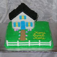 Housewarming I had someone ask me to do a housewarming cake, and of course I came here for some ideas. I found a cake like this someone had done. It was...