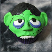 Zombie Cupcake For Halloween