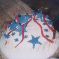 Stars And Stripes The stars and stripes were made from Marzipan. Another one from like 15 years ago.