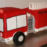 Fire Truck This one was hard. Could never get the right red on the buttercream. I ended up getting it from a cake shop. Then the back fell over when I...
