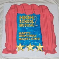 High School Musical 2 Made for a little girls birthday party. It was design after the HSM2 logo with the water behind it. This was a really hard theme. It's...