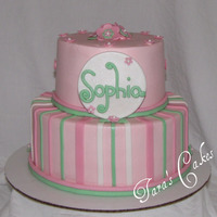 Sophia Buttercream with fondant accents