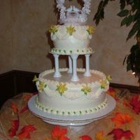 60Th Anniversary Cake This was a traditional white cake with vanilla buttercream frosting; it was made for a surprise 60th anniversary party for my friend's...