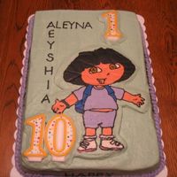 121_2148.jpg This is my second Dora FBCT cake. Made for a co-worker's daughter and niece.