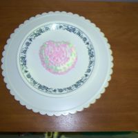 1St Cake Decorating Experience! My 6 year old daughter wanted to use a cake I made for class. I base iced it and she did all the decorations. She told me next time she...