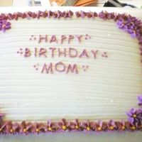 Happy Birthday Last minute cake for a lady whos mother was celebrating her 77th birthday!