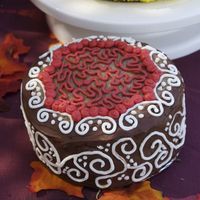 Octoberfest Cake! German chocolate cake with buttercream decorations