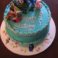 Toy Box one layer devil's food cake, one layer vanilla bean cake, vanilla buttercream frosting, strawberry preserves filling, fondant...